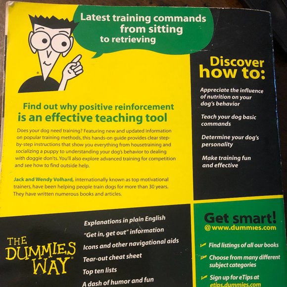 Dog Training for Dummies book - Picture 2 of 2